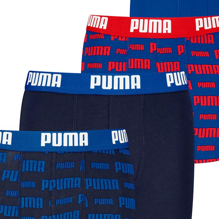PUMA PUMA Boxershort Unterhose Jungen - Schwarz/Blau/Rot - 1 | SportScheck