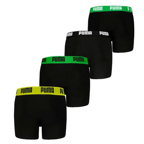Rückansicht von PUMA Boxershort Hipster Kinder Schwarz/Grün
