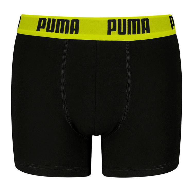 PUMA PUMA Boxershort Unterhose Jungen - Schwarz/Gr&uuml;n - 1 | SportScheck
