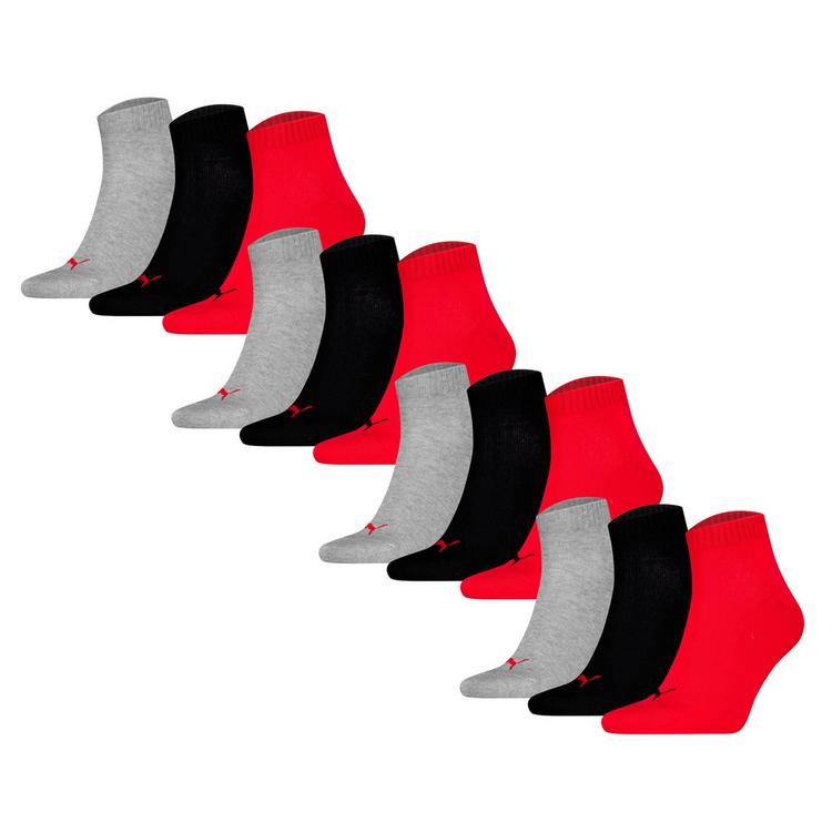 PUMA PUMA Socken Socken - Schwarz/Grau/Rot - 0 | SportScheck