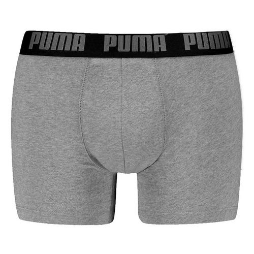 Rückansicht von PUMA Boxershort Hipster Herren Schwarz/Grau