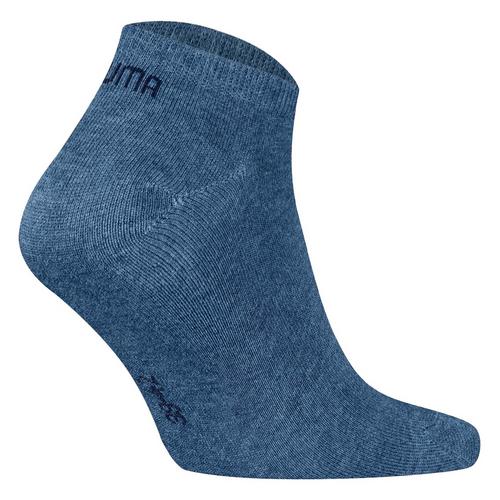 Rückansicht von PUMA Socken Freizeitsocken Denim Blau