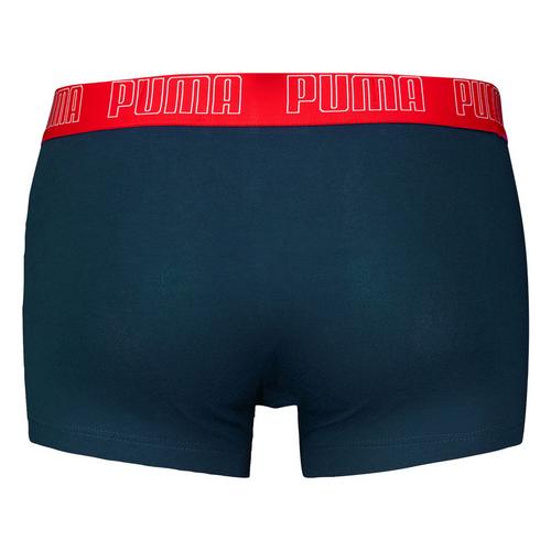Rückansicht von PUMA Boxershort Hipster Herren Blau/Grau