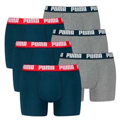 PUMA Boxershort Hipster Herren Blau/Grau