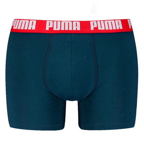 Rückansicht von PUMA Boxershort Hipster Herren Blau/Grau