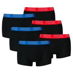 PUMA Boxershort Hipster Herren Schwarz/Blau/Rot