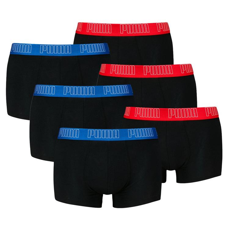 PUMA PUMA Boxershort Unterhose Herren - Schwarz/Blau/Rot - 0 | SportScheck