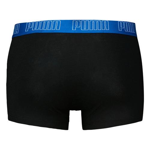 Rückansicht von PUMA Boxershort Hipster Herren Schwarz/Blau/Rot