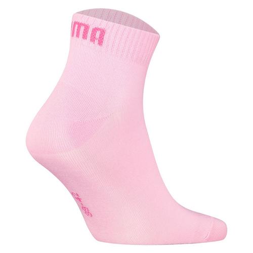 Rückansicht von PUMA Socken Freizeitsocken Weiß/Pink
