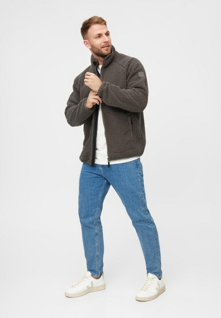 Derbe Derbe Kuschelby Fleecejacke Herren - morel - 1 | SportScheck