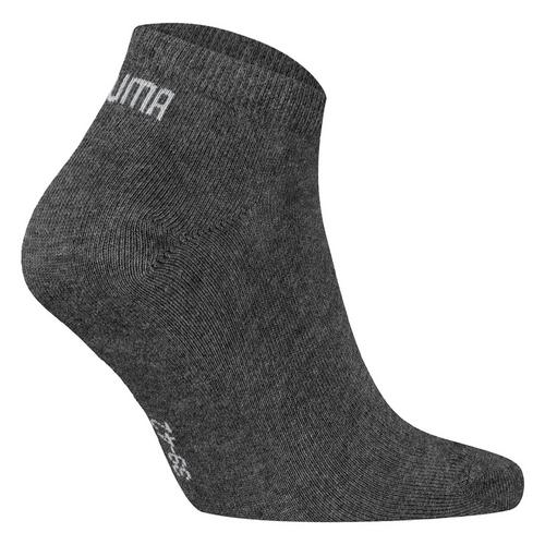 Rückansicht von PUMA Socken Freizeitsocken Grau