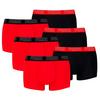PUMA Boxershort Unterhose Herren - Schwarz/Rot