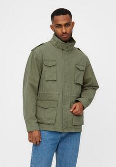 Rückansicht von Derbe Milby Kurzmantel Herren olivine/navy