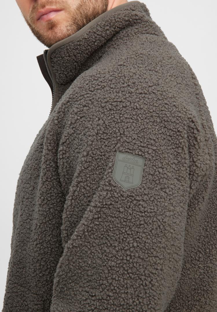 Derbe Derbe Kuschelby Fleecejacke Herren - morel - 3 | SportScheck