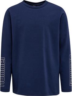 hummel hmlCLOUD T-SHIRT L/S Funktionsshirt Kinder BLACK IRIS