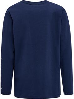 Rückansicht von hummel hmlCLOUD T-SHIRT L/S Funktionsshirt Kinder BLACK IRIS