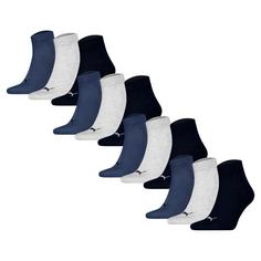 PUMA Socken Freizeitsocken Blau/Grau