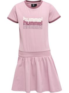 hummel hmlCLOUD DRESS S/S Tenniskleid Kinder DAWN PINK
