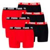 PUMA Boxershort Unterhose Herren - Schwarz/Rot