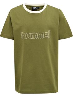 hummel hmlCLOUD T-SHIRT S/S Funktionsshirt Kinder OLIVE BRANCH