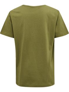 Rückansicht von hummel hmlCLOUD T-SHIRT S/S Funktionsshirt Kinder OLIVE BRANCH