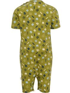 Rückansicht von hummel hmlGLADLY BODYSUIT S/S Trainingsanzug Kinder GREEN OLIVE