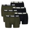 PUMA Boxershort Unterhose Herren - Schwarz/Gr&uuml;n