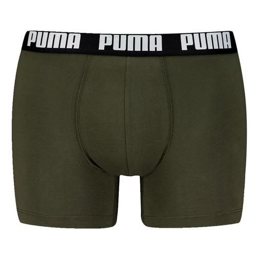 Rückansicht von PUMA Boxershort Hipster Herren Schwarz/Grün