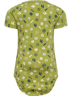 Rückansicht von hummel hmlGLADLY BODY S/S Trainingsanzug Kinder GREEN OLIVE