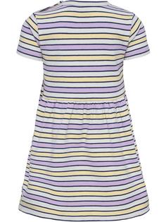Rückansicht von hummel hmlHAPPY ME DRESS S/S Tenniskleid Kinder ORCHID BLOOM