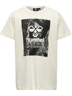 hummel hmlSATELLITE T-SHIRT S/S Funktionsshirt Kinder MARSHMALLOW