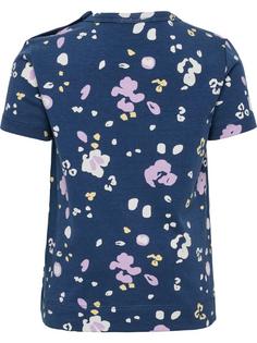 Rückansicht von hummel hmlHAPPY T-SHIRT S/S Funktionsshirt Kinder SARGASSO SEA