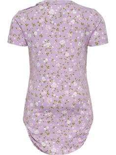 Rückansicht von hummel hmlGLAD BODY S/S Trainingsanzug Kinder ORCHID BLOOM