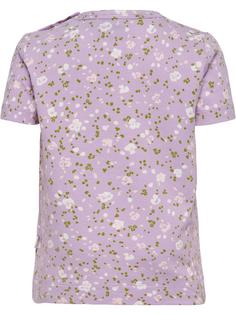 Rückansicht von hummel hmlGLAD T-SHIRT S/S Funktionsshirt Kinder ORCHID BLOOM