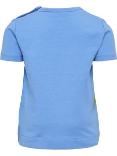 Rückansicht von hummel hmlGLAD BLOCK T-SHIRT S/S Funktionsshirt Kinder SILVER LAKE BLUE