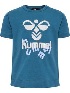 hummel hmlDREAM T-SHIRT SS Funktionsshirt Kinder BLUE CORAL