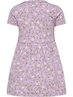 Rückansicht von hummel hmlGLAD DRESS S/S Tenniskleid Kinder ORCHID BLOOM