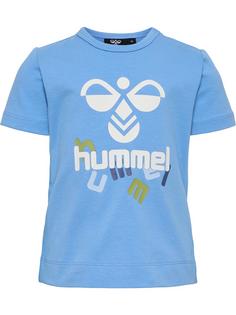hummel hmlDREAM T-SHIRT SS Funktionsshirt Kinder SILVER LAKE BLUE