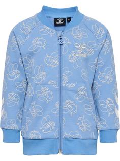 hummel hmlGLADSOME ZIP JACKET Sweatshirt Kinder SILVER LAKE BLUE