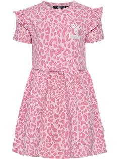 hummel hmlDREAM IT DRESS S/S Tenniskleid Kinder PARFAIT PINK