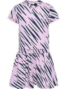 hummel hmlRUSHY AOP DRESS S/S Tenniskleid Kinder ORCHID BLOOM