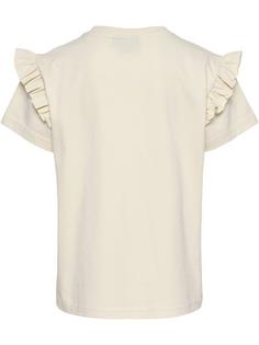 Rückansicht von hummel hmlFLOWY RUFFLE T-SHIRT S/S Funktionsshirt Kinder BIRCH