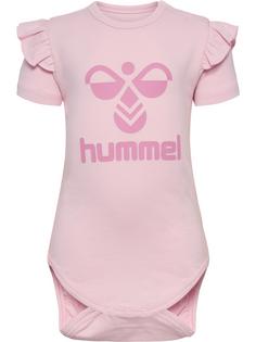 hummel hmlDREAM RUFFLE BODY S/S Trainingsanzug Kinder PARFAIT PINK