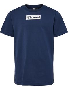 hummel hmlFLOW T-SHIRT S/S Funktionsshirt Kinder BLACK IRIS