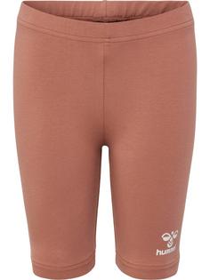 hummel hmlFLOWY SHORTS Funktionsshorts Kinder COPPER BROWN