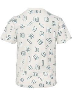 Rückansicht von hummel hmlFLOW AOP T-SHIRT S/S Funktionsshirt Kinder MARSHMALLOW