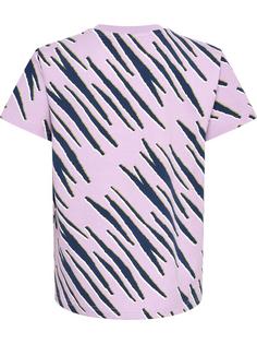 Rückansicht von hummel hmlRUSHY AOP T-SHIRT S/S Funktionsshirt Kinder ORCHID BLOOM