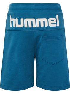 Rückansicht von hummel hmlFLOW SHORTS Funktionsshorts Kinder BLUE CORAL