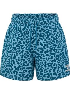 hummel hmlFLOWY AOP SHORTS Funktionsshorts Kinder BLUE CORAL