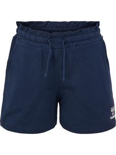 hummel hmlFLOWY RUFFLE SHORTS Funktionsshorts Kinder BLACK IRIS
